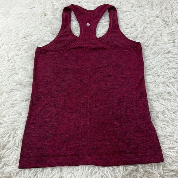 Lululemon Swiftly Tech Tank Heathered Berry Rumble - Picture 4 of 5